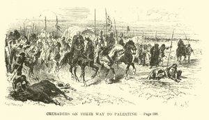 Crociati in viaggio verso la Palestina da French School
