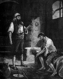 DOLOMIEU (Dieudonne o Deodat de Gratet de) (1750-1801), geologo e mineralogista francese in una prigione di Messina in Sicilia. in "Storia popolare della scienza, invenzioni e scoperte" di Bitard Adolphe da French School