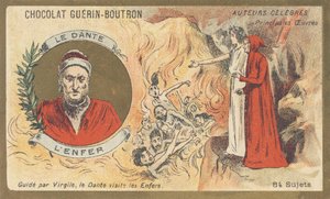 Dante Alighieri, noto come “Dante” (1265-1321), poeta, scrittore, pensatore e politico fiorentino, autore di “Inferno”