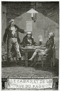 Danton, Marat, Robespierre - illustrazione da Quatre Vingt Treize