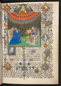 Davide e il Signore, Breviario di Giovanni Senza Paura, Add. 35311, f.8r da French School