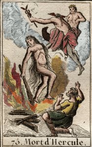 Morte e apoteosi di Ercole. Da "Mitologia della gioventù" di Pierre Blanchard 1803.