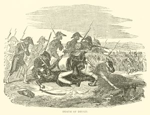 Morte di Desaix da French School