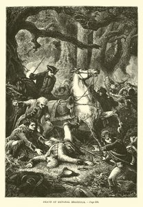 Morte del Generale Braddock da French School