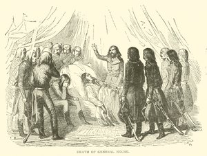 Morte del Generale Hoche (incisione) da French School