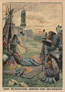Morte di Hiawatha, illustrazione di copertina posteriore da 