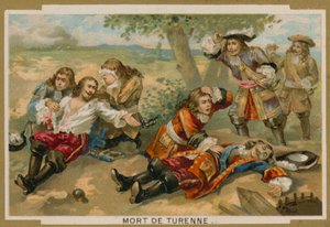 Morte del maresciallo Turenne alla battaglia di Salzbach, 27 luglio 1675 da French School