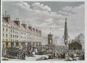 Dichiarazione della Costituzione, Place des Innocents, Parigi, settembre 1791, 1791