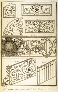 Ferro decorativo, dall