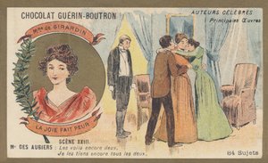 Delphine Gay moglie di Girardin (1804-1855), scrittrice e giornalista francese, autrice di “La gioia fa paura”, commedia in un atto e prosa (1855)