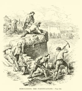 Demolizione delle fortificazioni da French School