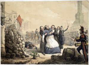 Denis Affre, Arcivescovo di Parigi, martire (25 giugno 1848) da French School