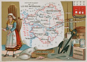 Dipartimento della Loira Inferiore nella Francia occidentale