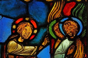 Cristo assistito dagli angeli (dopo la Tentazione?)