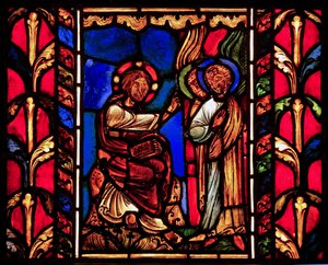 Cristo assistito dagli angeli (dopo la Tentazione?)