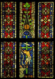 La Crocifissione, originariamente dalla chiesa dei Francescani a Colmar? da French School