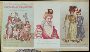 Depopolazione e ripopolazione in Francia, opuscolo di Arthur Le Creps contro il malthusianesimo, 1895 da French School