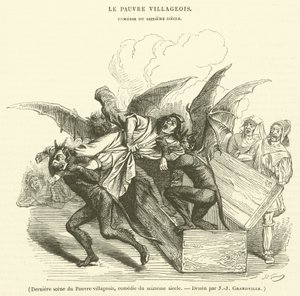 Ultima scena del Povero villano, commedia del sedicesimo secolo