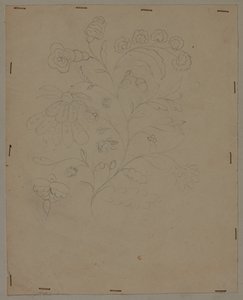 Disegno di design, fine XVIII secolo da French School