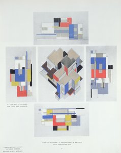 Progetto per un Hotel Particulier, illustrazione in 