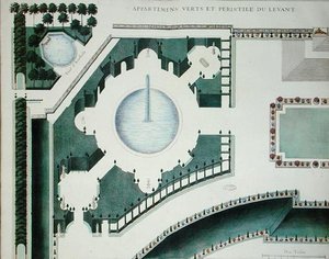 (dettaglio) dei Giardini di Marly da French School