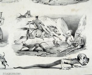 Diableries (immagini del diavolo) - di Le Poitevin da French School
