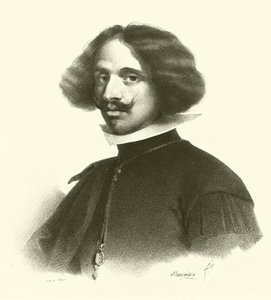 Diego Rodriguez de Silva y Velazquez, ritratto da French School