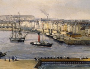 Porto di Dieppe da French School