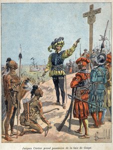Scoperta del Canada: Jacques Cartier, navigatore ed esploratore francese prende possesso della Baia di Gaspé ed erige la croce il 24 luglio