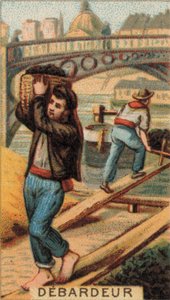 Docker che scaricano una chiatta (chromolitho)