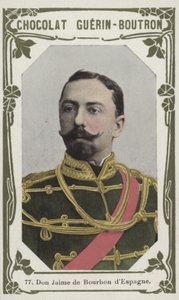 Don Jaime di Borbone di Spagna da French School