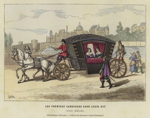 Prima carrozza francese, regno di Luigi XIII, XVII secolo da French School