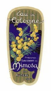 Etichetta Eau de Cologne, Mimosa