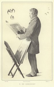 Edmond de Goncourt, scrittore e critico francese da French School