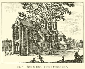 Chiesa del Tempio; da I. Sylvestre, 1650