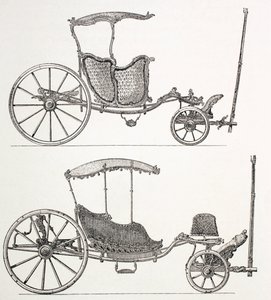 Carrozze francesi del XVIII secolo, 1875 da French School