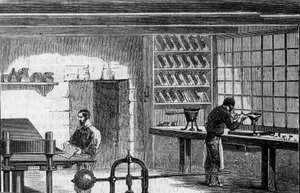 Laboratori di elettrotipia da French School