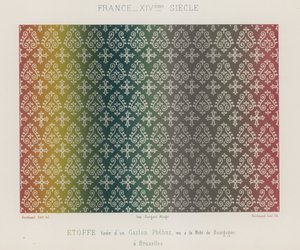 Tessuti ricamati della Francia del XIV secolo da French School