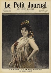 Emma Calvé in Saffo all