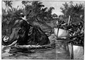 Incisione in "Il Mondo Illustrato", 3 aprile 1886.