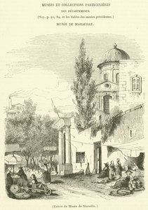 Ingresso del Museo di Marsiglia (incisione)