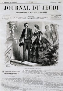 Episodio della serie di romanzi Il Conte di Monte Cristo - in "Le Journal du Jeudi" del 14/10/1860 da French School