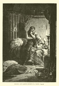 Eponina e Sabino nascosti in una cripta da French School