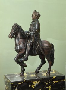 Statua equestre di Carlo Magno (742-814) da French School