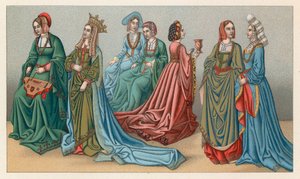 Costume europeo XV-XVI secolo da French School
