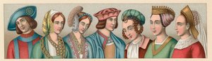 Costume europeo XV-XVI secolo da French School