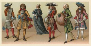 Costume europeo XVII-XVIII secolo da French School