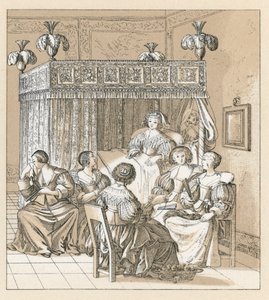Costume europeo del XVII secolo da French School