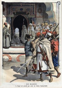 Esecuzione di Rogui Bou Hamara per ordine del Sultano Moulay Hafid a Fez, "Le Petit Journal" del 3 ottobre