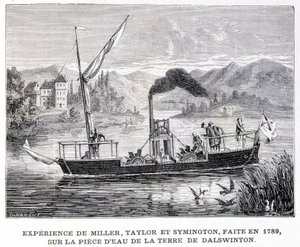Esperimento di Miller, Taylor e Symington, fatto nel 1789, sul pezzo d